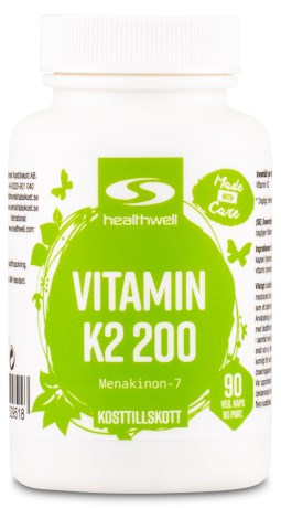 Healthwell K2 Vitamiini 200 ,  - Healthwell