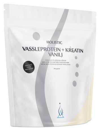 Pienoiskuva Holistic Heraproteiini + Kreatiini , Vanilja, 750 g