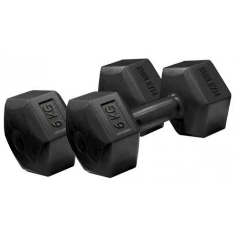 Iron Gym Fixed Hex Dumbbell,  - Iron Gym