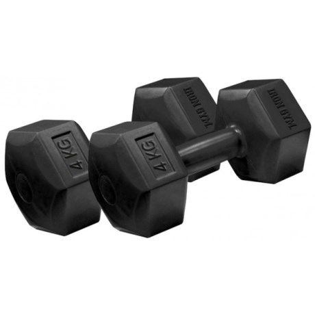 Iron Gym Fixed Hex Dumbbell,  - Iron Gym
