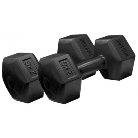 Iron Gym Fixed Hex Dumbbell,  - Iron Gym