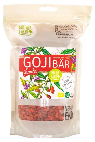 Mother Earth Goji-marjat Jumbo RAW & Luomu,  - Mother Earth