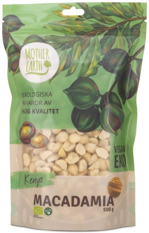 Pienoiskuva Mother Earth Macadamiaphkint Premium Raw & Eko, 500 g