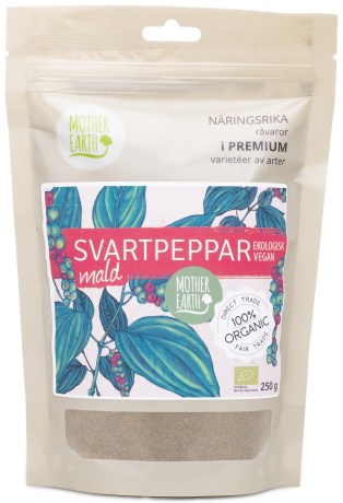 Pienoiskuva Mother Earth Jauhettu Mustapippuri  EKO, 250 g