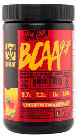 Pienoiskuva Mutant BCAA 9.7, Tropical Mango, 30 annosta
