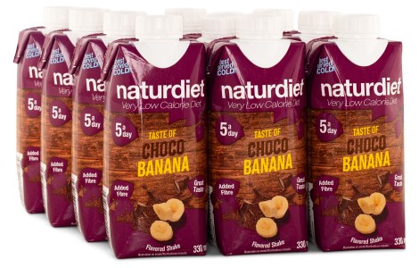 Pienoiskuva Naturdiet Shake, Chocobanana, 12 kpl