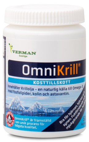 Pienoiskuva Omnisym Pharma Omni Krilli �ljy, 60 kapselia