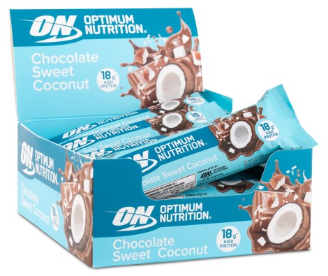 Pienoiskuva Optimum Chocolate Sweet Coconut Bar, 12 kpl, Kookos