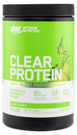 Pienoiskuva Optimum Clear Vegan Protein, 280 g, Lime Sorbet