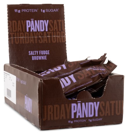 Pienoiskuva Pndy Protein Bar, Salty Fudge Brownie, 18-pack