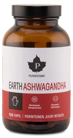 Puhdistamo Earth Ashwagandha,  - Puhdistamo