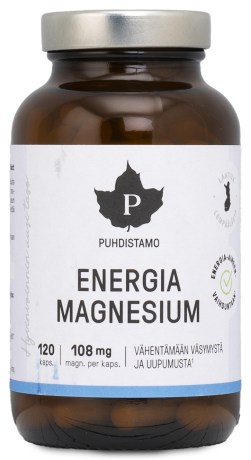 Pienoiskuva Puhdistamo Energia Magnesium, 120 kapselia