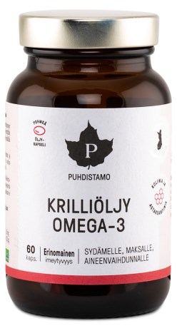 Puhdistamo Krilli�ljy Omega-3,  - Puhdistamo