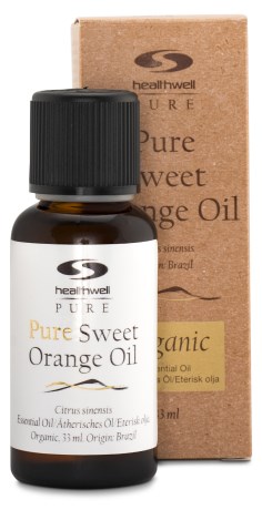 Pienoiskuva Healthwell PURE Appelsiiniljy EKO, 33 ml