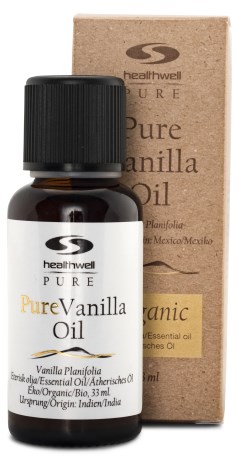 Pienoiskuva Healthwell PURE Vaniljaöljy EKO, 33 ml