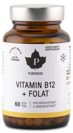 Pureness B12-vitamiini + Folaatti ,  - Pureness