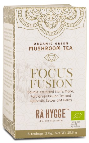 Pienoiskuva R Hygge Green Tea Focus Fusion Lions Mane, 16 pussillista