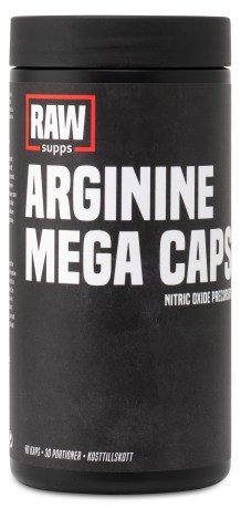 RAW Arginine Mega Caps,  - RAW SUPPS