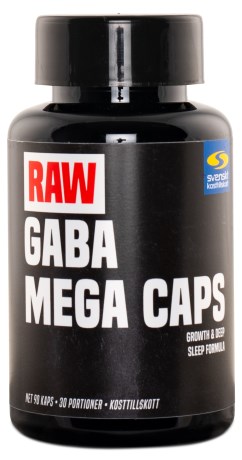 RAW GABA Mega Caps,  - RAW SUPPS