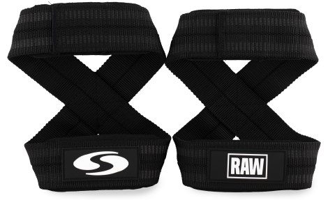 RAW SUPPS Figure 8 Lifting Strap,  - RAW SUPPS