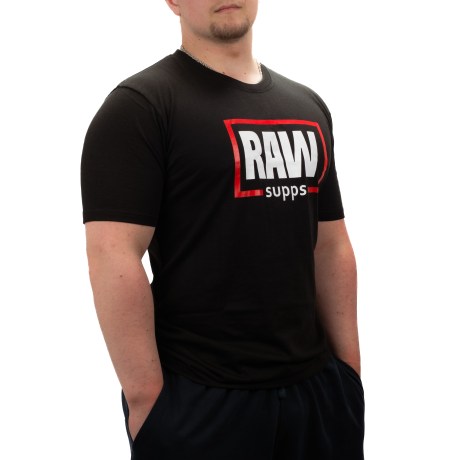 RAW SUPPS Logo Tee,  - RAW SUPPS