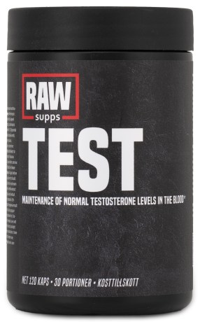 RAW Test,  - RAW SUPPS