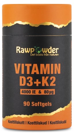 RawPowder D3+K2 Vitamiini,  - RawPowder