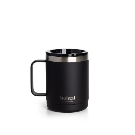 Pienoiskuva SmartShake Bohtal Stainless Steel Coffee Cup, 350 ml, Musta