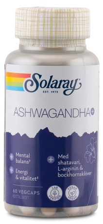 Solaray Ashwagandha+,  - Solaray