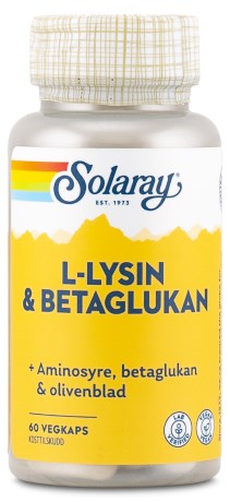 Solaray L-Lysin & BetaGlukaani,  - Solaray