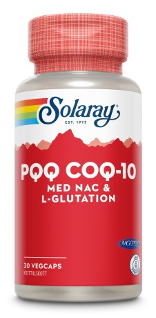 Pienoiskuva Solaray PQQ CoQ-10, 30 kapselia