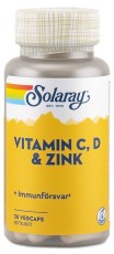 Solaray Vitamin C, D & Zink