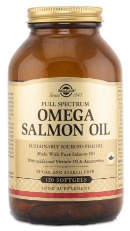 Solgar Full Spectrum Omega Salmon Oil,  - Solgar