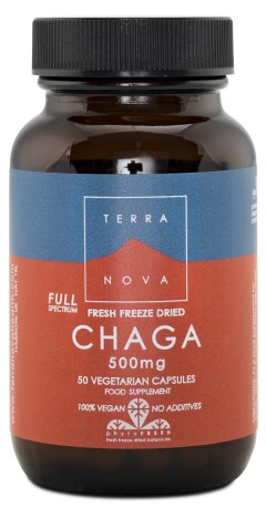 Terranova  Chaga-sieni Kapseleita, 500 mg,  - Terranova