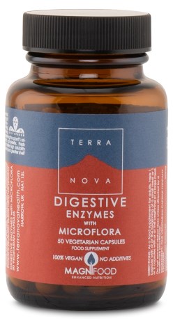 Terranova Digestive Enzymes with Microflora,  - Terranova