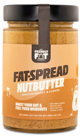 The Friendly Fat Company Fat-Spread Nutbutter C8 MCT-oil ,  - The Friendly Fat Company