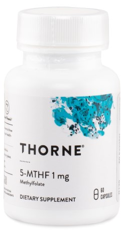 Pienoiskuva Thorne 5-MTHF 1 mg, 60 kapselia