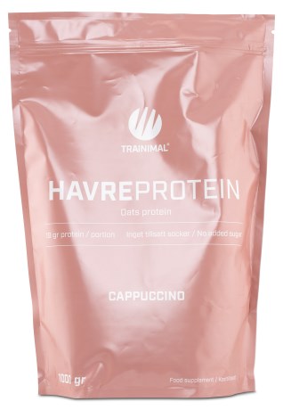 Pienoiskuva Trainimal Kauraproteiini, Cappuccino, 1 kg