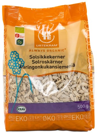 Pienoiskuva Urtekram Auringonkukansiemenet Eko, 500 g