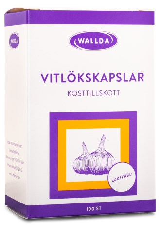 Pienoiskuva Wallda Valkosipulikapselit , 100 kaps.