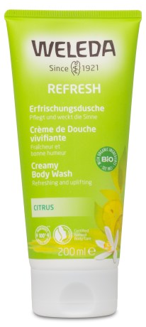 Pienoiskuva Weleda Refresh Shower Cream Citrus, 200 ml