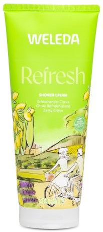 Pienoiskuva Weleda Refresh Shower Cream Citrus, 200 ml