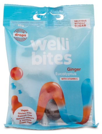 Wellibites Drops C-vitamiinilla,  - Wellibites