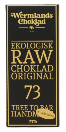 WermlandsChoklad Raakasuklaa LUOMU,  - WermlandsChoklad