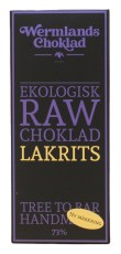 WermlandsChoklad Raakasuklaa LUOMU