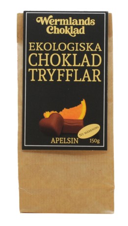 Pienoiskuva WermlandsChoklads Tryffelit Luomu, Appelsiini, 150 g